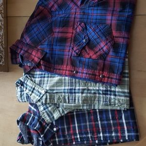 Button Down Shirts Men Bundle of 3 American Eagle Button Down Shirts